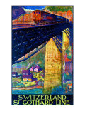 Buy Switzerland, St. Gothard Line at AllPosters.com