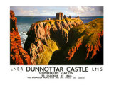 Dunnottar Castle, LNER & LMS poster, 1939