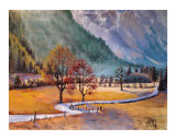 Buy Foggy mountains. at AllPosters.com