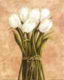 Buy White Tulips in String at AllPosters.com
