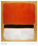 Untitled (Red, Black, White on Yellow), 1955