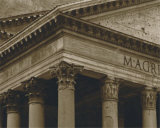 Corner of Building with Pillars