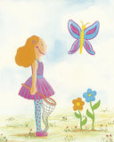 Girl and Butterfly