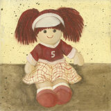 Doll with Red Hair and Pigtails