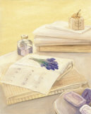 Buy Purple Flowers and Towel at AllPosters.com