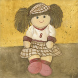 Doll with Brown Hair and Pigtails