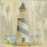 Blue Striped Lighthouse