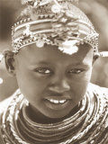 Child Wearing Beads