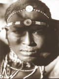 Man Wearing Beads