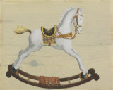 White Rocking Horse