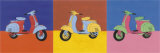 Three Scooters