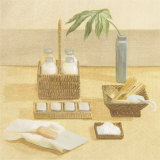 Soaps and Combs in Baskets