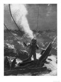 Buy Illustration Based on the First Underwater Photograph of a Diver at AllPosters.com