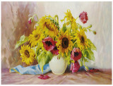 Buy Poppies And Sunflowers at AllPosters.com