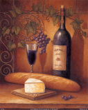 Wine Bottle And Cheese