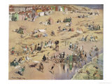 Buy Seagull'S-Eye View of a French Plage at AllPosters.com