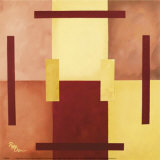 Six Squares with Lines