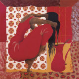 Buy Kneeling in Scarlet Dress II at AllPosters.com