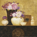 Still Life, Flowers on Antique Chest II