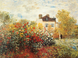 Monets Garten in Giverny Kunstdruck