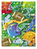 Buy Texture, Football Elements, Grouped Elements at AllPosters.com