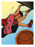 Buy Person Dunking Ball at AllPosters.com