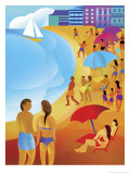 Buy People on a Beach at AllPosters.com