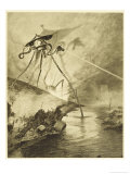 The War of the Worlds, The Martian Fighting-Machines in the Thames Valley