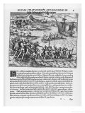 Spanish Persuade the Natives of Cubagua to Defend the Island Against an Attacking French Vessel