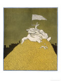 President Wilson Mounted on Morgan's Gold-Mountain