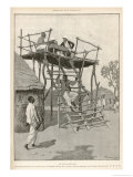 French Colonials in Africa Escape the Noisiness and Inquisitiveness of the Natives