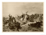 Buy Battle of Hastings the Norman Knights Overwhelm the English Foot-Soldiers at AllPosters.com