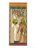 King Seti I Addressing Osiris Khent-Amentet