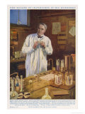 Thomas Alva Edison American Inventor in His Workshop at West Orange New Jersey