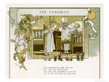 Buy Three Children Go to Their Beds Encouraged by the Sandman at AllPosters.com