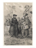 Buy Francois De Salignac De Fenelon, French Divine and Writer Reunites a Peasant and Her Cow at AllPosters.com