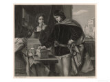 Buy The Merchant of Venice, Bassanio Chooses the Leaden Casket, and Wins Portia at AllPosters.com