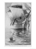 Abel Fosdyk's Story All the Crew Except Fosdyk are Eaten by Sharks Giclee Print