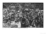 Buy Saturday Evening Shopping in the East End of London at AllPosters.com