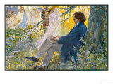 Buy Ludwig Van Beethoven Beethoven Composes His Symphonies Sitting Under a Tree at AllPosters.com
