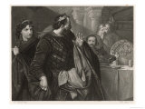 Buy Macbeth, He Alone Sees Banquo's Ghost at the Banquet at AllPosters.com