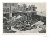 Buy Emigrants Travelling Steerage Sit or Sleep on Deck as Their Ship Carries Them to America at AllPosters.com