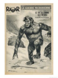 Buy Tibetans Hunting in the Snow Catch Sight of This Man-Like Creature at AllPosters.com
