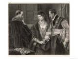 Buy The Winter's Tale, Leontes Nurses Suspicions of His Wife Hermione and Their Visitor Polixenes at AllPosters.com
