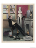 Buy L'Imagination, The Misanthrope Contemplates Various Ways in Which He Might Put an End to His Life at AllPosters.com