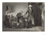 Buy Benedict Arnold Persuades Major Andre to Conceal Papers in His Boot at AllPosters.com