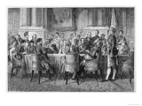 Buy The Allied Leaders Redraw the Map of Europe after the Defeat of Napoleon at AllPosters.com