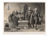 Buy He Visits a Fortune-Teller Who Predicts, Correctly, Impending Disaster Ca 1791 at AllPosters.com