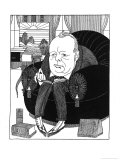 Buy Winston Churchill British Statesman Relaxing at AllPosters.com