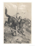 Buy La Bete Du Gevaudan the Beast Attacked by Peasants as It Claims Another Victim at AllPosters.com